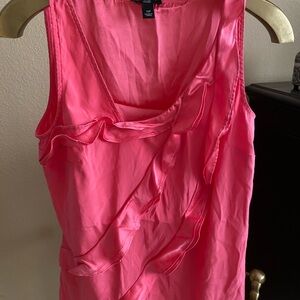 Ann Taylor Vibrant Pink Blouse